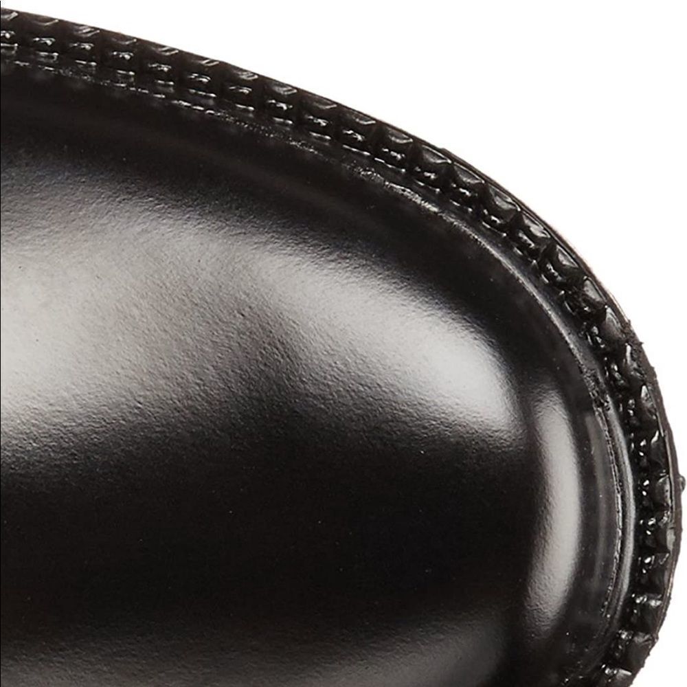 Vince Camuto Rain Boots With Gold Accents Rubber and Black Boots Size 6​​​ - Picture 10 of 14